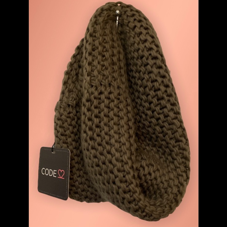 Code Brown Infinity Scarf Nwt